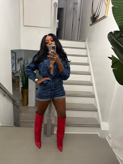 Safari Bae Denim Jumpsuit