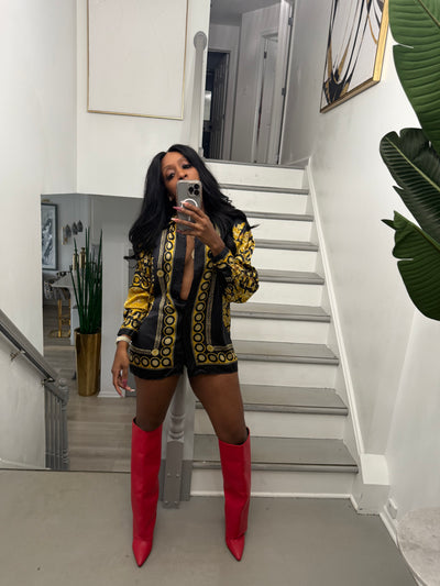 Royalty Silk Button Up