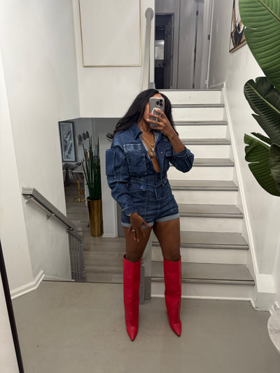 Safari Bae Denim Jumpsuit