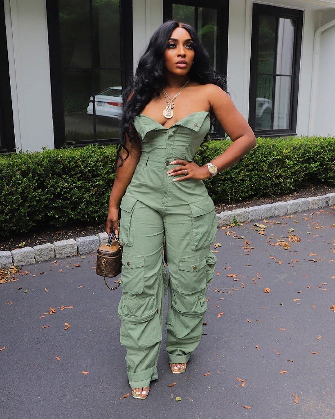 Lover of Cargo Jumpsuit ( Pre Order ships 10/31-11/20)