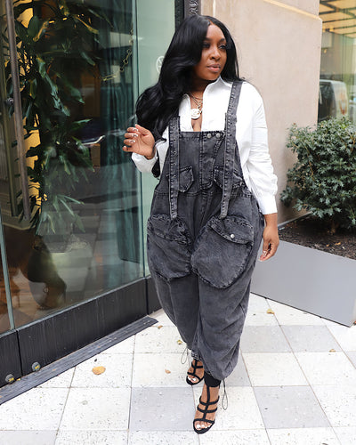 High Fashion Denim Jumpsuit (Pre-Order)