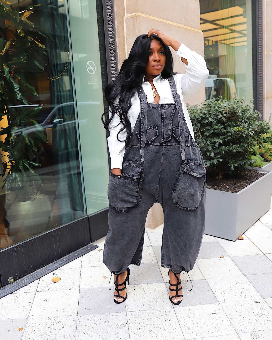 High Fashion Denim Jumpsuit (Pre-Order)